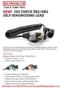 NEW TO RANGE!! ISCO CHECK EBS- ABS SELF DIAGNOSING LEAD-COIL