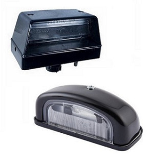 NUMBER- REGISTRATION PLATE LIGHTS & HOLDERS