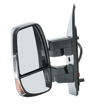 5801552556 Iveco daily left hand short arm mirror assembly (Electric-Heated-Temperature sensor)