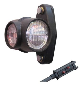31-3364-007- SUPER POINT 3- LED OUTLINE MARKER LAMP (12/24V)