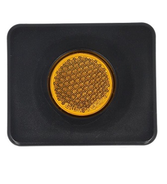 1439226 Schmitz cargobull rectangle bumper end cap (120 x 100mm)