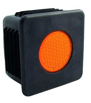 751649 Schmitz cargobull square bumper end cap (with reflector)