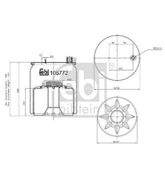 9613201021 Mercedes air spring