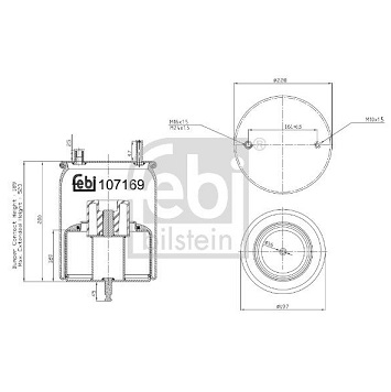 23600767 Volvo rear air spring-bag