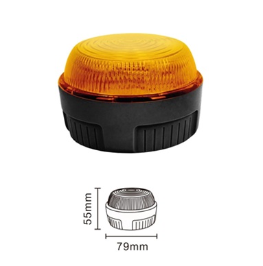 VSWDFLT241A  LED Low profile beacon (10-110v) (Amber)