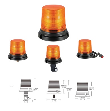 VSWD2701BA 24LED Beacon (Amber) (Single Bolt Fixing)