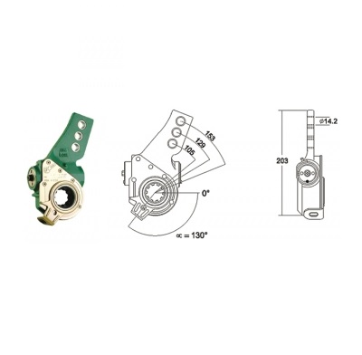 4W1095 SAF AUTOMATIC SLACK ADJUSTER - BDL Original Ltd.