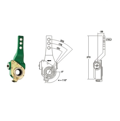 1488823	MERITOR AUTOMATIC SLACK ADJUSTER