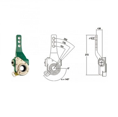 4W1210 STEFEN AUTOMATIC SLACK ADJUSTER