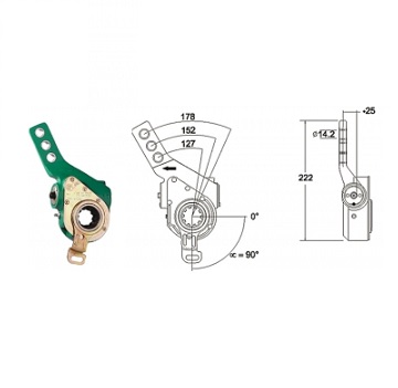 4W1130 SAF AUTOMATIC SLACK ADJUSTER