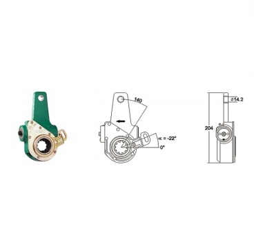 0537538 DAF AUTOMATIC SLACK ADJUSTER