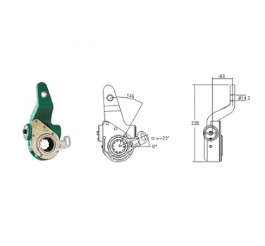 0755617  AUTOMATIC SLACK ADJUSTER