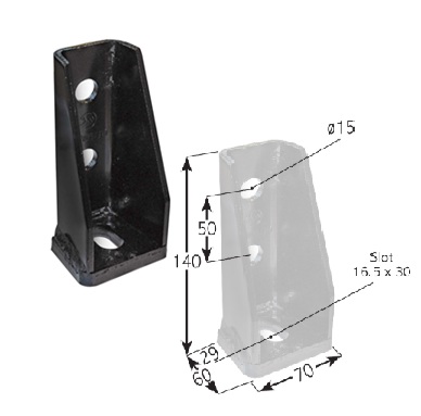ABMB648/SCA/PRT  Scania lower body mounting bracket