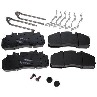 2012161-659742-1-DENNIS BRAKE PAD SET (WITH FITTINGS)