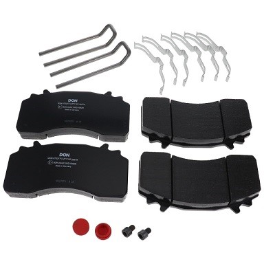 81508206090-CVP112K MAN brake pad set (with fittings)