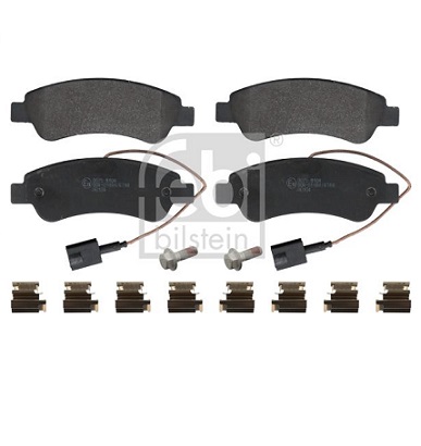 1614412180-77366679- CITROEN-FIAT REAR BRAKE PAD SET (WITH WEAR SENSOR)
