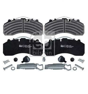 1982826- 1890861 DAF-Scania brake pad set (with fittings)
