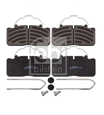 1436901-2012160- OPTARE-WRIGHTBUS BRAKE PAD SET (WITH FITTING KIT)