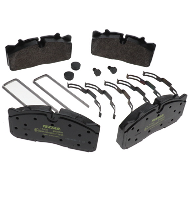 2928504-S368371 DAF-Hendrickson brake pad set (with fitting kit)