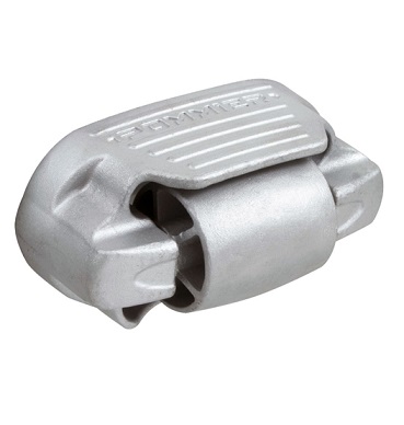 3950806 pommier steel single roller buffer (horizontal mounting)