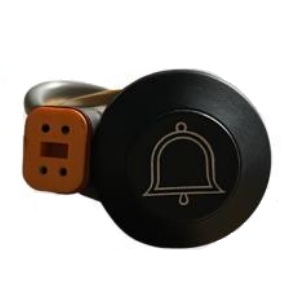 1010518 Dennis eagle bell call switch (black) with deutsch connector