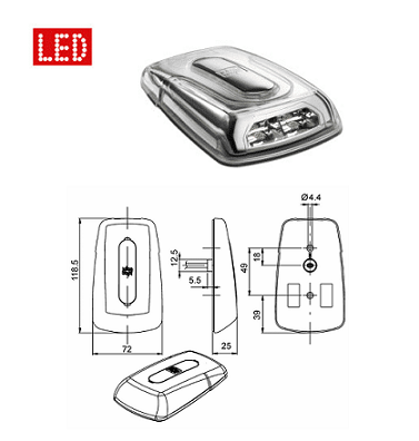 BL2011-2 Jokon led cat 5/6 indicator light-lamp (9-32V)