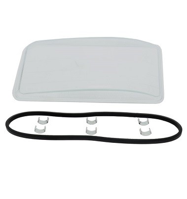 81251100080 MAN TGA headlight glass- Left hand