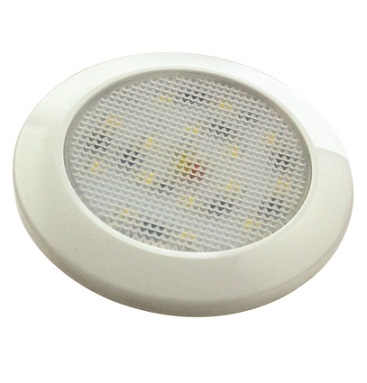 7515W round led interior light with white surround (12V)