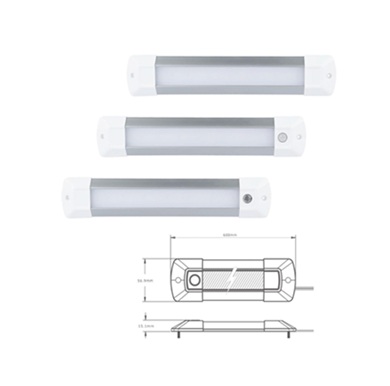 VSWDINT60002 600MM Interior light (10-30v) 130LED touch switch