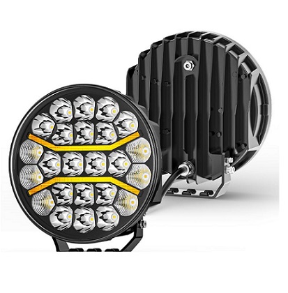 VSWDOR901 9" round led drive lamp (9-36V) 14000 lumens
