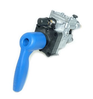 338061201 Haldex colas raise-lower valve (2 x 8mm & 1 x 12mm roll off ports)