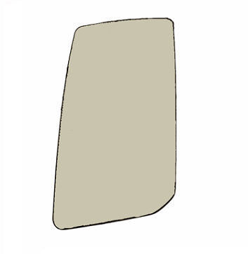 2306590 main mirror glass- Left hand