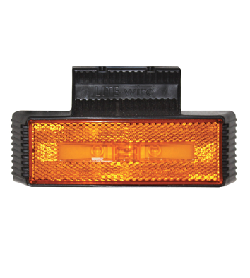 PL115.S.11 LED side marker lamp - CAT 5 repeater lamp (Dual voltage) with bracket