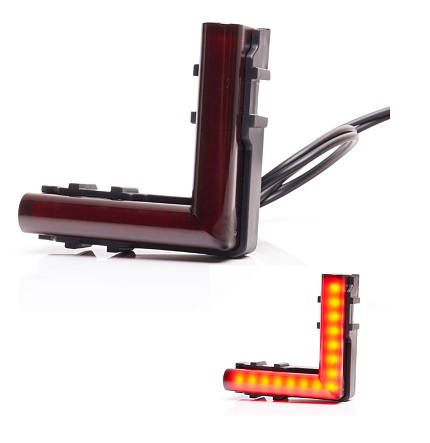 W280BLACK-2492BLACK Was led rear position marker light (12-24V) smoked-black version