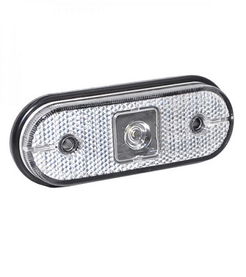 317704017 Aspoeck unipoint 1 Led front position light (0.5 meter cable + PR Connector)