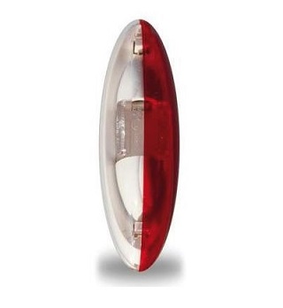 E9-1299-120013030- RED/CLEAR OUTLINE MARKER 12/24V (MOTORHOME-CARAVAN)