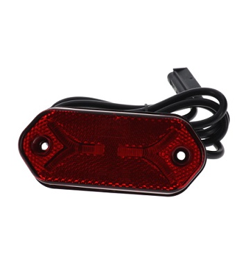 31-7444-121 Aspoeck flatpoint IV rear marker light (P & R connector)