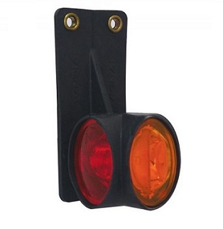 D14432 Vignal right hand led outline marker light with bracket (1700mm cable)