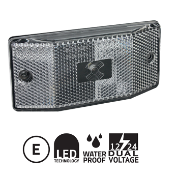 3141.5105000-301.41- LED FRONT POSITION LAMP-CLEAR-12-24V
