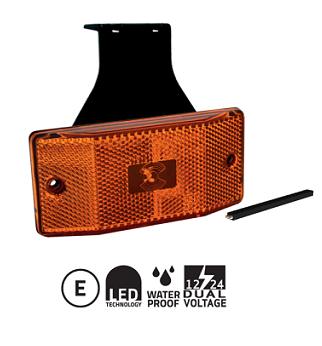 3141.7105100- LED SIDE MARKER LIGHT (WITH BRACKET) 12-24V