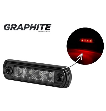 LD677 Horpol led rear position light (12-24V) Smoked/graphite effect