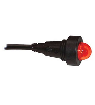 316804017 aspoeck monopoint 1 led rear position light (0.5 metre cable with P & R connector)