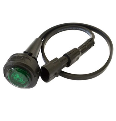 857-08-10 Trucklite led green abs marker lamp (12-24V)