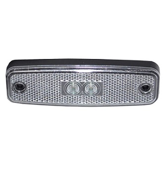 891/01/53 rubbolite led front position light (12-24V) with cable and superseal connector