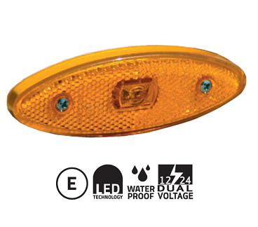 3158.0105100-301.58- OVAL LED SIDE MARKER LAMP (12/24V)