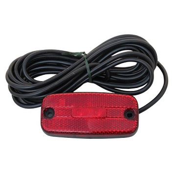 0867496-2TM963639317- HELLA LED MARKER LAMP-24V (RED)