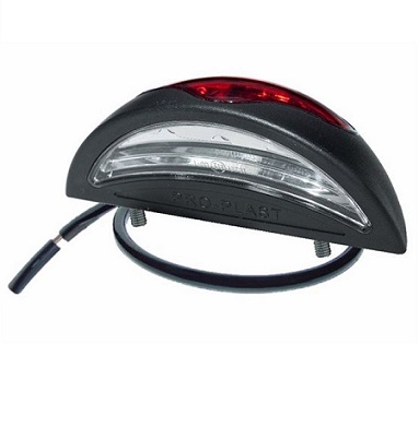 42-4104-017 Aspoeck Regpro led number plate light (12-24V)