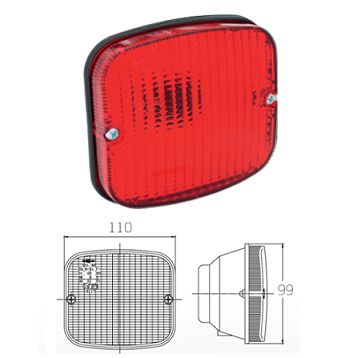3132.0000200- SIM STOP/TAIL- LAMP