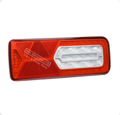 161010-LC12T LED TRAILER REAR LAMP 24V- W/ TRIANGLE RELECTOR- RH