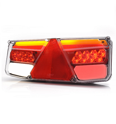 FT-170P- LED TRAILER REAR LAMP (WITH SIDE FACE NUMBER PLATE LAMP) RIGHT HAND
